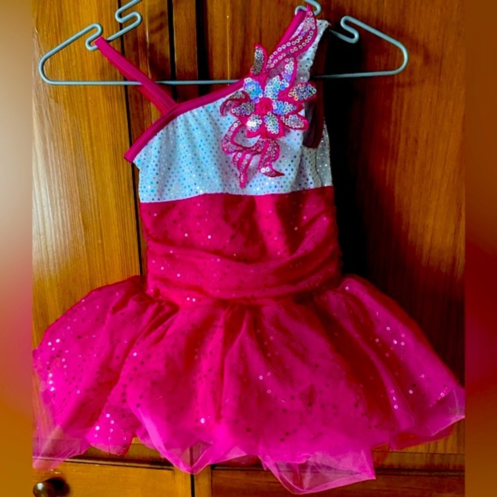 Weismann Pink Sparkly Dance Costume